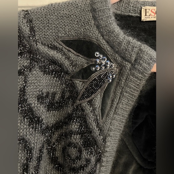 Vintage Escada Wool Open Front Cardigan - Picture 9 of 9